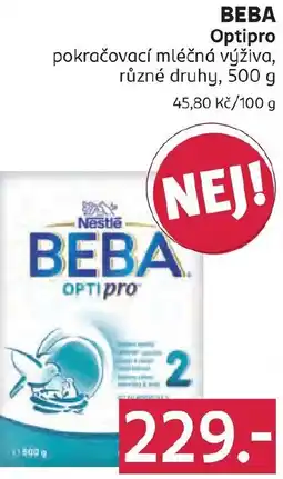 Rossmann BEBA Optipro pokračovací mléčná výživa nabídka