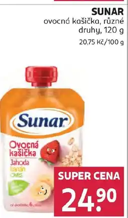 Rossmann SUNAR ovocná kašička nabídka