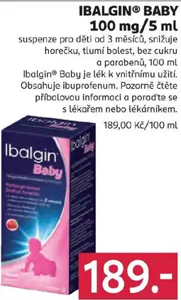 Rossmann IBALGINⓇ BABY 100 mg nabídka