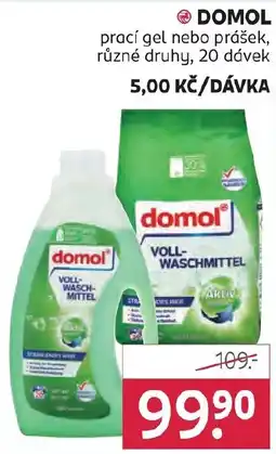 Rossmann Domol prací gel nebo prášek nabídka