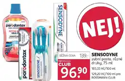 Rossmann Sensodyne zubní pasta nabídka