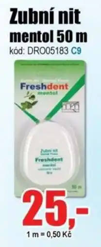 EVA Zubní nit mentol 50 m nabídka