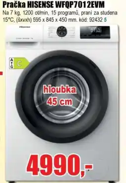 EVA Pračka HISENSE WFQP7012EVM nabídka
