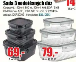EVA Sada 3 vodotěsných dóz nabídka