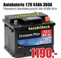 EVA Autobaterie 12V 44Ah 360A nabídka