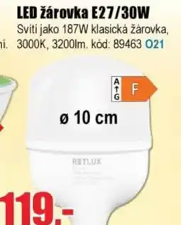 EVA LED žárovka E27/30W nabídka