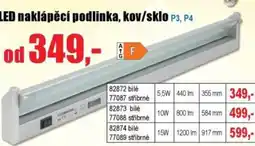 EVA LED naklápěcí podlinka, kov/sklo nabídka