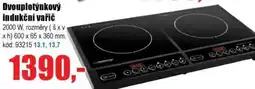 EVA Dvouplotýnkový indukční vařič nabídka