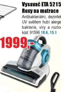 EVA Vysavač ETA 5215 Roxy na matrace nabídka