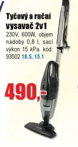 EVA Tyčový a ruční vysavač 2v1 nabídka