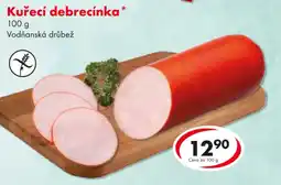 CBA Kuřecí debrecínka nabídka