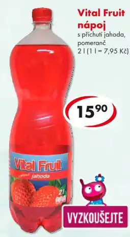 CBA Vital Fruit nápoj nabídka