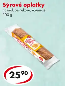 CBA Sýrové oplatky natural, česnekové, kořeněné nabídka