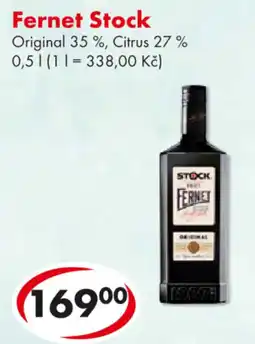 CBA Fernet Stock nabídka
