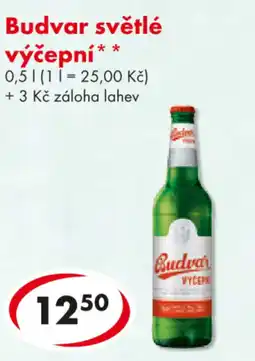 CBA Budvar světlé výčepní nabídka