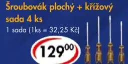 CBA Šroubovák plochý + křížový nabídka