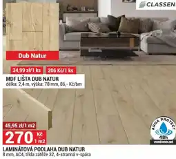 Merkury Market Laminátová podlaha dub natur nabídka