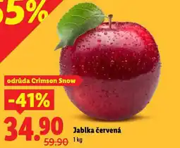 Lidl Jablka červená nabídka