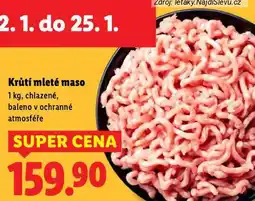 Lidl Krůtí mleté maso nabídka