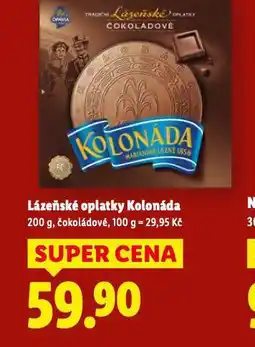 Lidl Lázeňské oplatky kolonáda nabídka