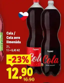Lidl Cola zero nabídka