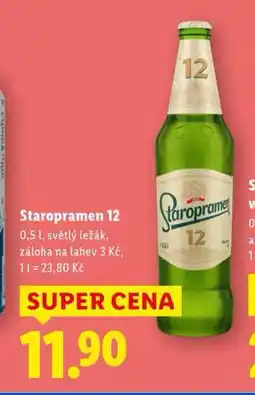 Lidl Pivo staropramen nabídka