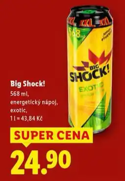 Lidl Big shock! energetický nápoj nabídka