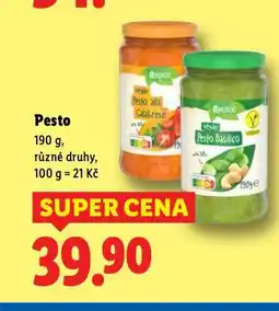 Lidl Pesto nabídka