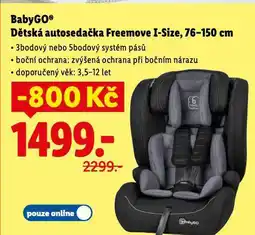 Lidl Dětská autosedačka nabídka