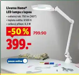 Lidl Led lampa s lupou nabídka