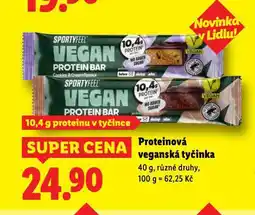 Lidl Proteinová veganská tyčinka nabídka