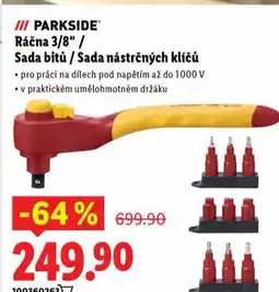Lidl Parkside sada bitů nabídka