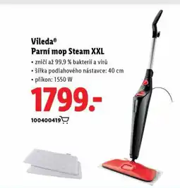 Lidl Vileda parní mop steam nabídka