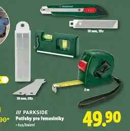 Lidl Parkside potřeby pro řemeslníky nabídka