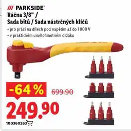 Lidl Parkside sada nástrčných klíčů nabídka