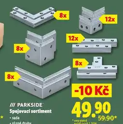 Lidl Parkside spojovací sortiment nabídka