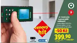 Lidl Parkside laserový měřič vzdálenosti nabídka