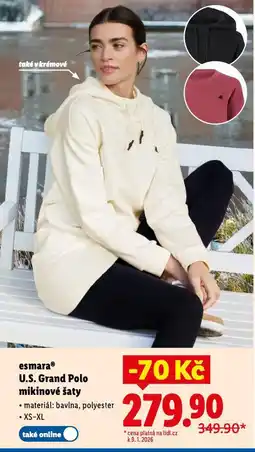 Lidl Grand polo mikinové šaty nabídka