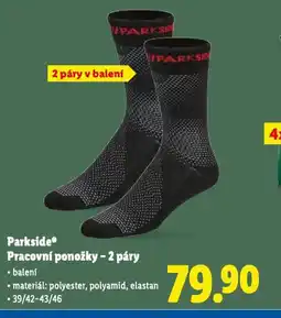 Lidl Parkside pracovní ponožky nabídka