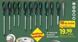 Lidl Parkside šroubovák nabídka