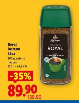Lidl Royal instantní káva nabídka