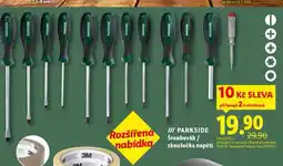 Lidl Parkside zkoušečka napětí nabídka