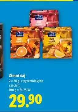 Lidl Zimní čaj nabídka