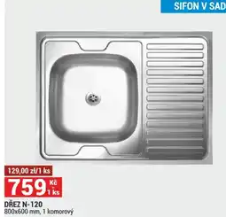 Merkury Market Dřez n-120 nabídka