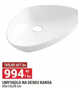 Merkury Market Umyvadlo na desku kansa nabídka