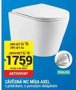 Merkury Market Závěsná wc mísa axel nabídka