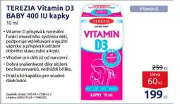Benu TEREZIA Vitamin D3 BABY 400 IU kapky nabídka