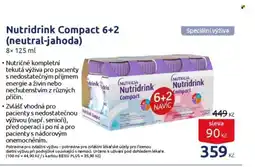 Benu Nutridrink Compact 6+2 (neutral-jahoda) nabídka