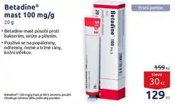 Benu BetadineⓇ mast 100 mg/g nabídka