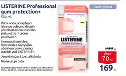 Benu LISTERINE Professional gum protection+ nabídka